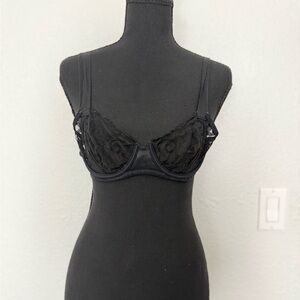 La Perla Black Lace Underwire Bra